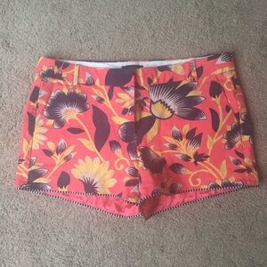 J. Crew Hibiscus floral short